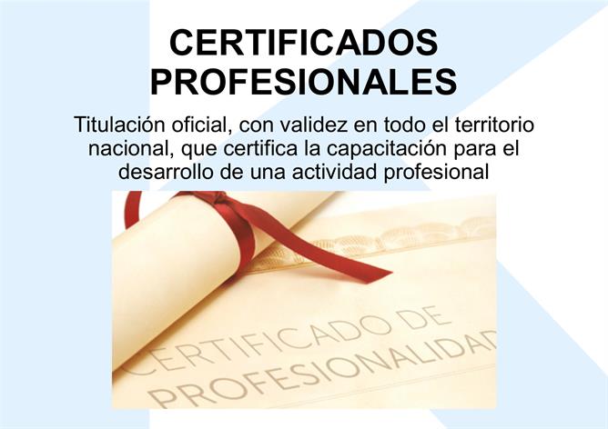 Certificados profesionales y competencias clave
